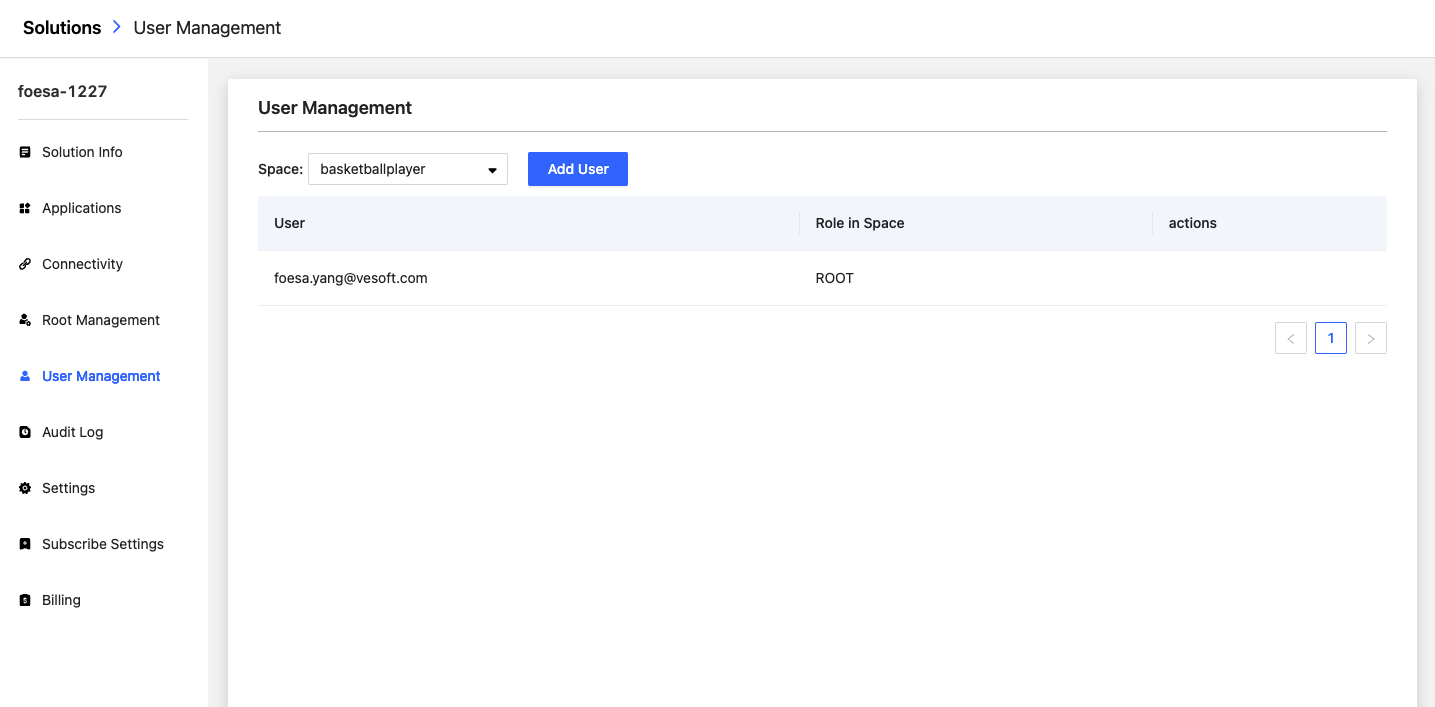 User Management